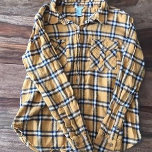 Orange flannel for boys and girls